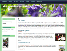 Tablet Screenshot of kleingarten-styrum.de